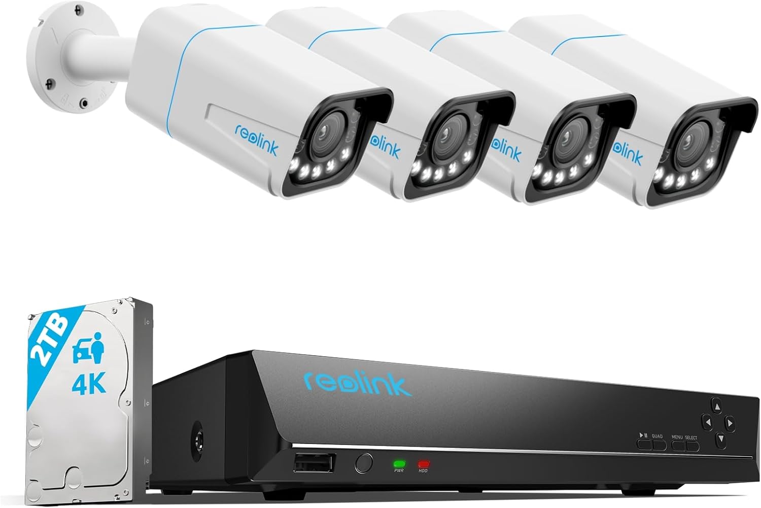 REOLINK 4K Security Camera System (Wired)