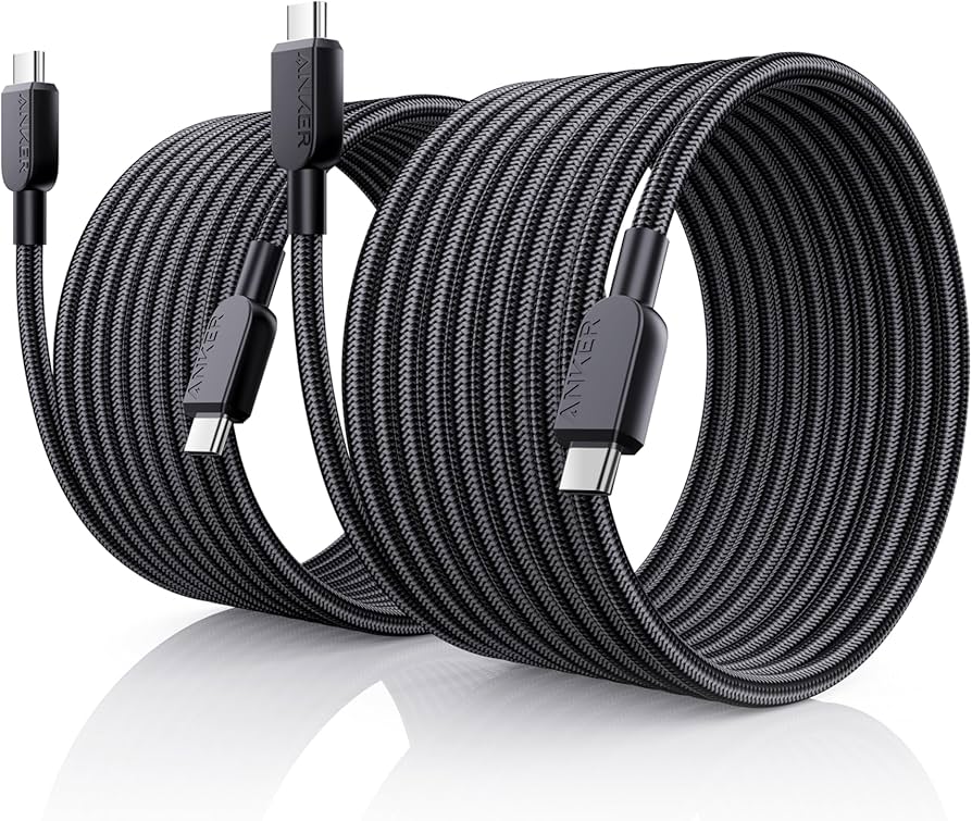 Anker USB C to USB C Cable (2Pack, 10FT), 240W